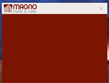 Tablet Screenshot of motelmagno.com